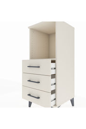Hyperion Komodin Tek Raflı 3 Çekmeceli 44x44x106 - S43M017V1B
