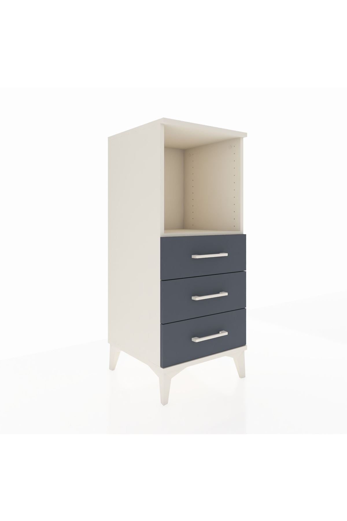 Hyperion Komodin Tek Raflı 3 Çekmeceli 44x44x106 - S43M017V2B