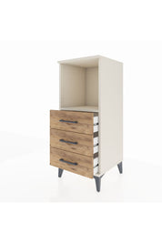 Hyperion Komodin Tek Raflı 3 Çekmeceli 44x44x106 - S43M017V3B