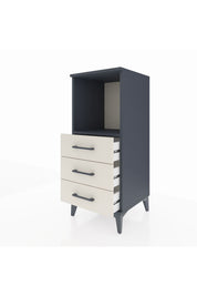 Hyperion Komodin Tek Raflı 3 Çekmeceli 44x44x106 - S43M017V4B