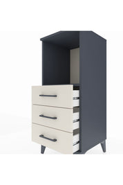 Hyperion Komodin Tek Raflı 3 Çekmeceli 44x44x106 - S43M017V4B