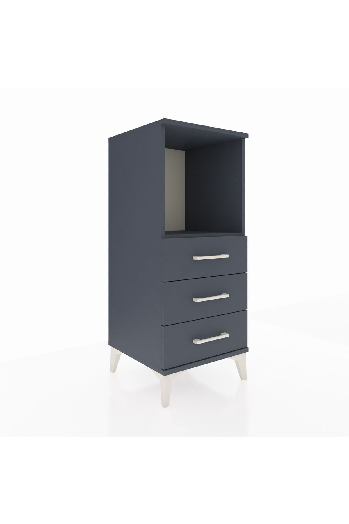 Hyperion Komodin Tek Raflı 3 Çekmeceli 44x44x106 - S43M017V5B