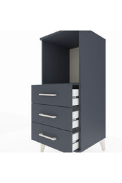 Hyperion Komodin Tek Raflı 3 Çekmeceli 44x44x106 - S43M017V5B