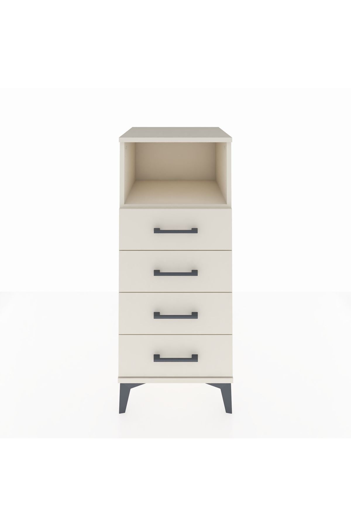 Hyperion Komodin Tek Raflı 4 Çekmeceli 44x44x106 - S43M018V1B