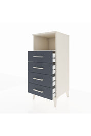 Hyperion Komodin Tek Raflı 4 Çekmeceli 44x44x106 - S43M018V2B