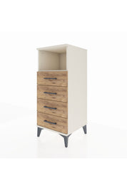 Hyperion Komodin Tek Raflı 4 Çekmeceli 44x44x106 - S43M018V3B