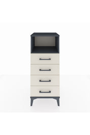 Hyperion Komodin Tek Raflı 4 Çekmeceli 44x44x106 - S43M018V4B