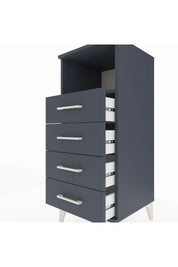 Hyperion Komodin Tek Raflı 4 Çekmeceli 44x44x106 - S43M018V5B