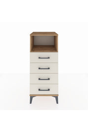 Hyperion Komodin Tek Raflı 4 Çekmeceli 44x44x106 - S43M018V7B