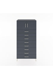 Hyperion Dolap Tek Raflı 8 Çekmeceli 2 Kapaklı 88x44x182 - S57M001V5B