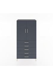 Hyperion Dolap 2 Raflı 5 Çekmeceli 2 Kapaklı 88x44x182 - S57M004V5B