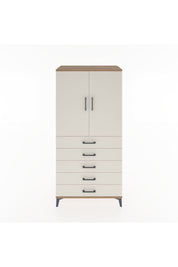 Hyperion Dolap 2 Raflı 5 Çekmeceli 2 Kapaklı 88x44x182 - S57M004V7B