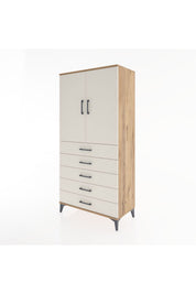 Hyperion Dolap 2 Raflı 5 Çekmeceli 2 Kapaklı 88x44x182 - S57M004V7B