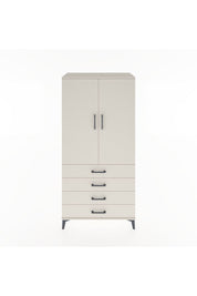 Hyperion Dolap 2 Raflı 4 Çekmeceli 2 Kapaklı 88x44x182 - S57M005V1B