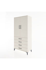 Hyperion Dolap 2 Raflı 4 Çekmeceli 2 Kapaklı 88x44x182 - S57M005V1B
