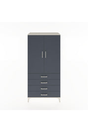 Hyperion Dolap 2 Raflı 4 Çekmeceli 2 Kapaklı 88x44x182 - S57M005V2B