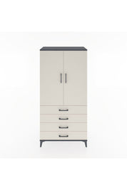 Hyperion Dolap 2 Raflı 4 Çekmeceli 2 Kapaklı 88x44x182 - S57M005V4B