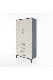 Hyperion Dolap 2 Raflı 4 Çekmeceli 2 Kapaklı 88x44x182 - S57M005V4B