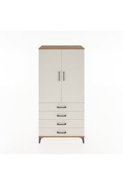 Hyperion Dolap 2 Raflı 4 Çekmeceli 2 Kapaklı 88x44x182 - S57M005V7B