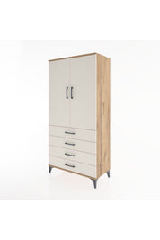 Hyperion Dolap 2 Raflı 4 Çekmeceli 2 Kapaklı 88x44x182 - S57M005V7B