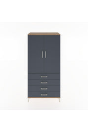 Hyperion Dolap 2 Raflı 4 Çekmeceli 2 Kapaklı 88x44x182 - S57M005V8B