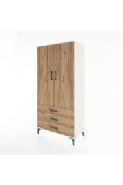 Hyperion Dolap 2 Raflı 3 Çekmeceli 2 Kapaklı 88x44x182 - S57M006V3B