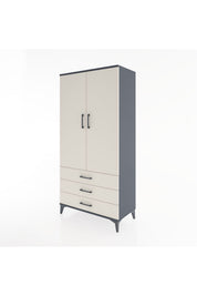 Hyperion Dolap 2 Raflı 3 Çekmeceli 2 Kapaklı 88x44x182 - S57M006V4B