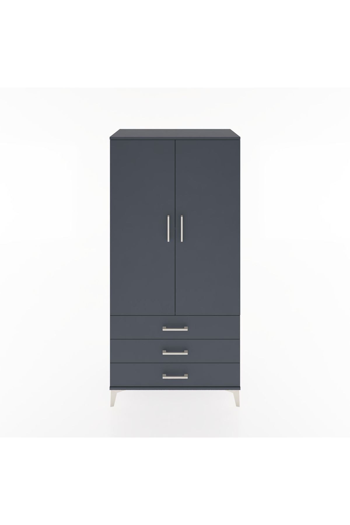 Hyperion Dolap 2 Raflı 3 Çekmeceli 2 Kapaklı 88x44x182 - S57M006V5B