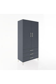 Hyperion Dolap 2 Raflı 3 Çekmeceli 2 Kapaklı 88x44x182 - S57M006V5B