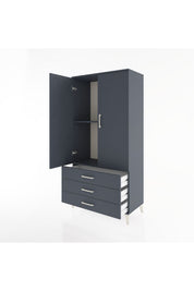 Hyperion Dolap 2 Raflı 3 Çekmeceli 2 Kapaklı 88x44x182 - S57M006V5B