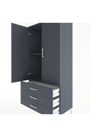 Hyperion Dolap 2 Raflı 3 Çekmeceli 2 Kapaklı 88x44x182 - S57M006V5B