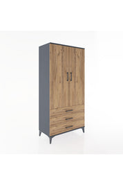 Hyperion Dolap 2 Raflı 3 Çekmeceli 2 Kapaklı 88x44x182 - S57M006V6B
