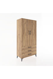 Hyperion Dolap 2 Raflı 3 Çekmeceli 2 Kapaklı 88x44x182 - S57M006V9B