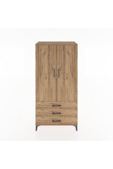 Hyperion Dolap 2 Raflı 3 Çekmeceli 2 Kapaklı 88x44x182