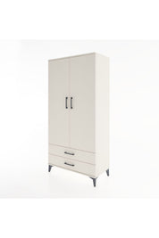 Hyperion Dolap 4 Raflı 2 Çekmeceli 2 Kapaklı 88x44x182 - S57M007V1B