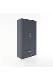 Hyperion Dolap 4 Raflı 2 Çekmeceli 2 Kapaklı 88x44x182 - S57M007V5B