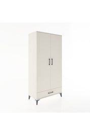 Hyperion Dolap 4 Raflı Tek Çekmeceli 2 Kapaklı 88x44x182 - S57M008V1B