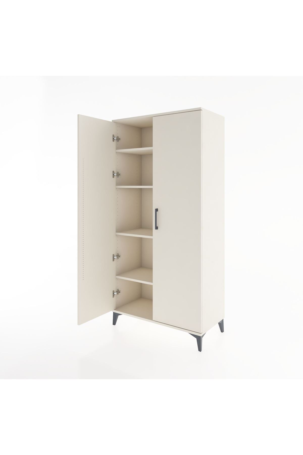 Hyperion Dolap 4 Raflı 2 Kapaklı 88x44x182 - S57M009V1B
