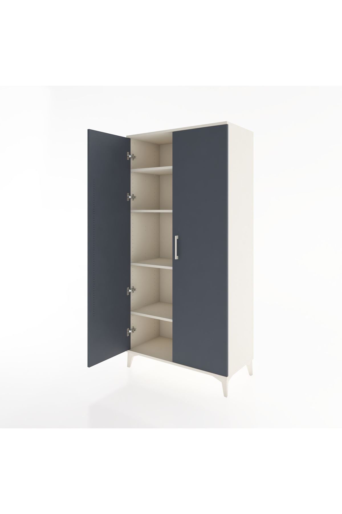 Hyperion Dolap 4 Raflı 2 Kapaklı 88x44x182 - S57M009V2B