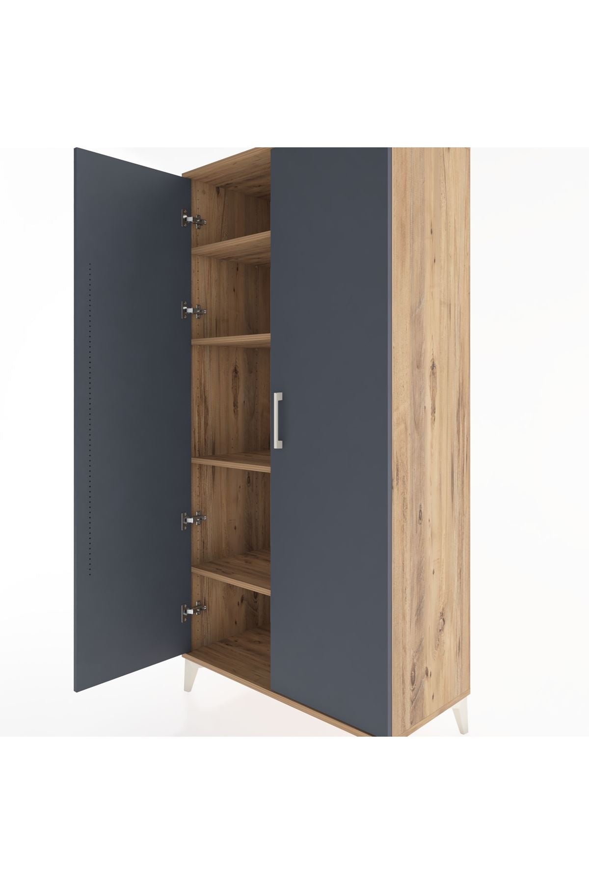 Hyperion Dolap 4 Raflı 2 Kapaklı 88x44x182 - S57M009V8B