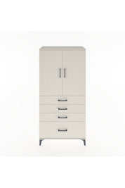 Hyperion Dolap 2 Raflı 4 Çekmeceli 2 Kapaklı 88x44x182 - S57M013V1B