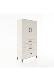 Hyperion Dolap 2 Raflı 4 Çekmeceli 2 Kapaklı 88x44x182 - S57M013V1B