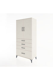 Hyperion Dolap 2 Raflı 4 Çekmeceli 2 Kapaklı 88x44x182 - S57M013V1B