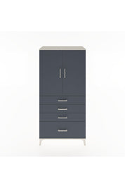 Hyperion Dolap 2 Raflı 4 Çekmeceli 2 Kapaklı 88x44x182 - S57M013V2B