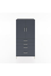 Hyperion Dolap 2 Raflı 4 Çekmeceli 2 Kapaklı 88x44x182 - S57M013V5B