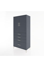 Hyperion Dolap 2 Raflı 4 Çekmeceli 2 Kapaklı 88x44x182 - S57M013V5B