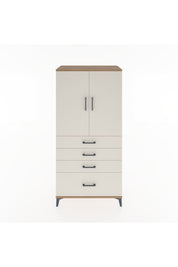 Hyperion Dolap 2 Raflı 4 Çekmeceli 2 Kapaklı 88x44x182 - S57M013V7B