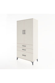 Hyperion Dolap 2 Raflı 3 Çekmeceli 2 Kapaklı 88x44x182 - S57M014V1B