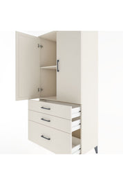Hyperion Dolap 2 Raflı 3 Çekmeceli 2 Kapaklı 88x44x182 - S57M014V1B