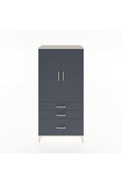 Hyperion Dolap 2 Raflı 3 Çekmeceli 2 Kapaklı 88x44x182 - S57M014V2B